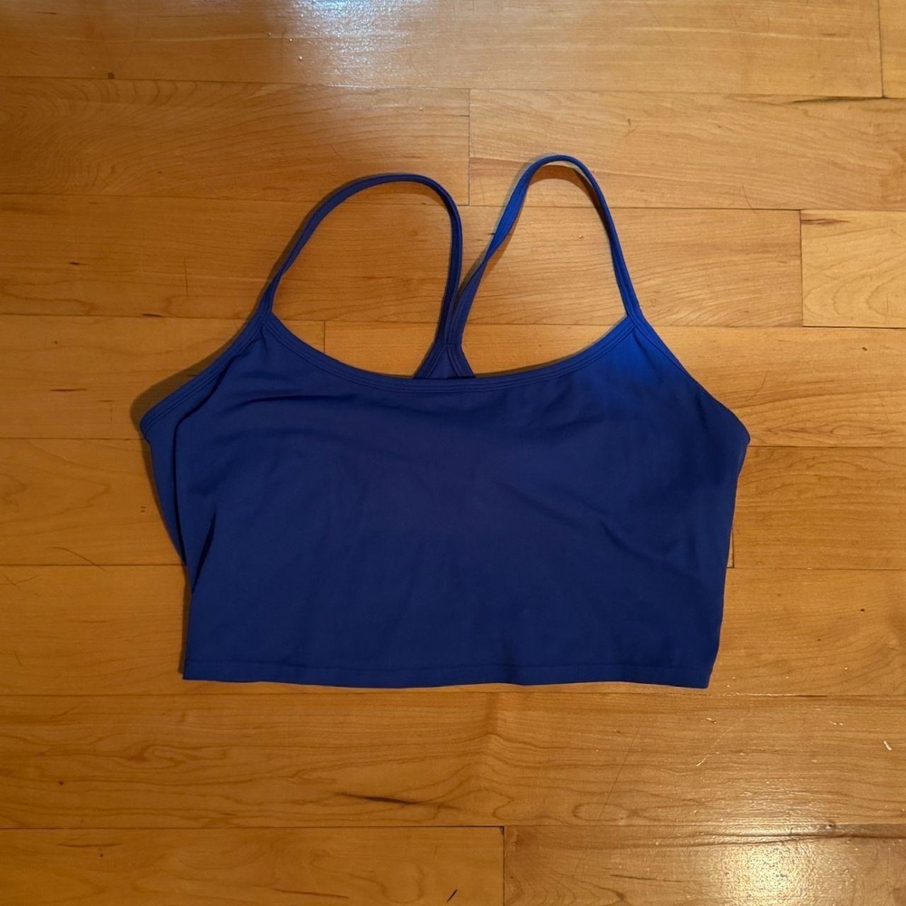 Comfrt ComfrtCore Strappy Crop Tank Cobalt Blue Limited Edition Womens Large